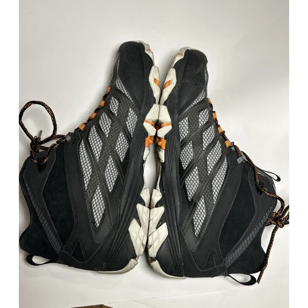 Merrell Moab FST Mid Mens Size 11 Black Waterproof Hiking Shoes J35747W